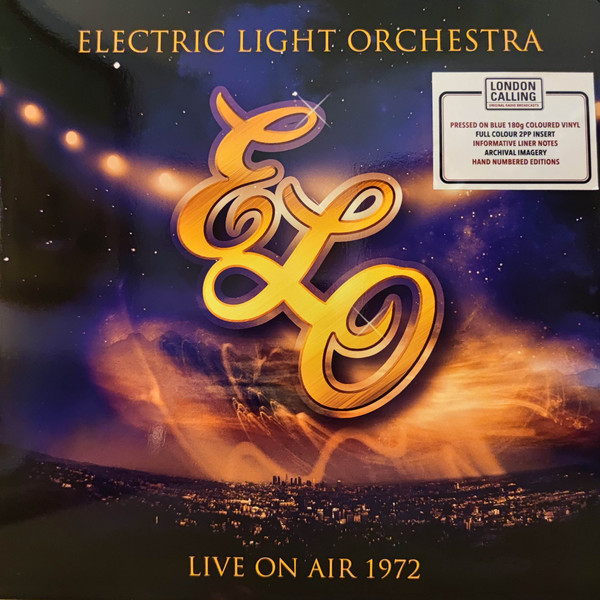 ELECTRIC LIGHT ORCHESTRA - LIVE ON AIR 1972 - BLUE VINYL